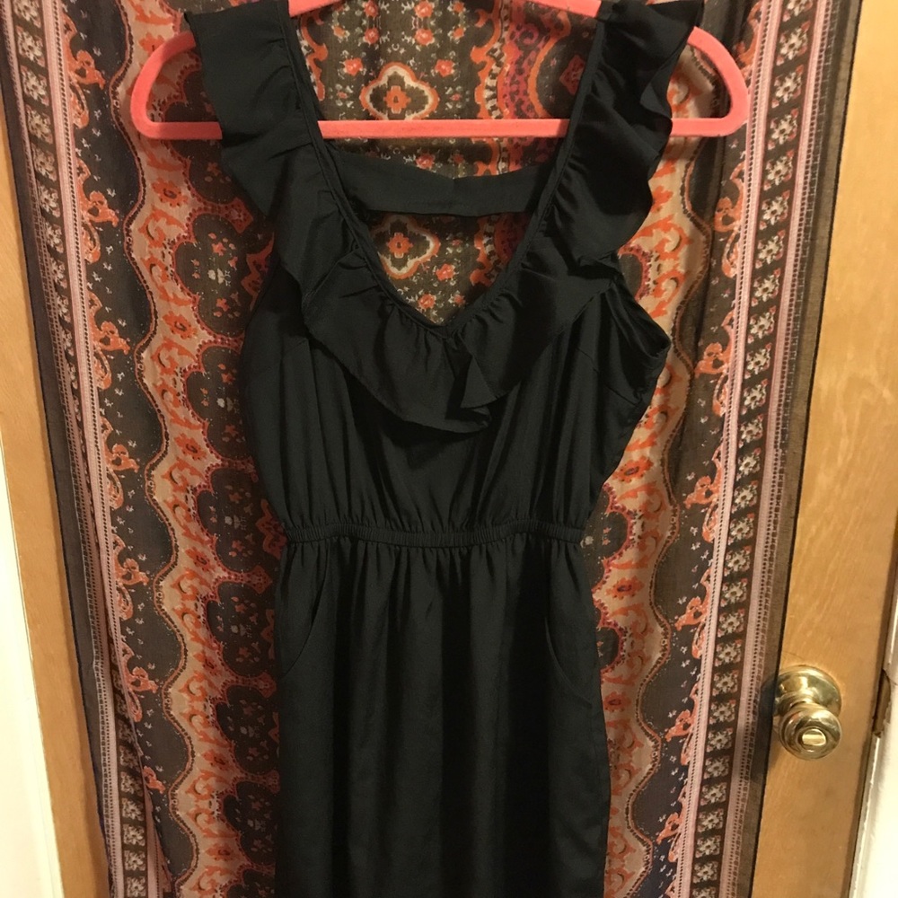 Black cocktail dress